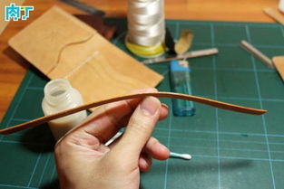 极简风短款钱夹DIY制作图解